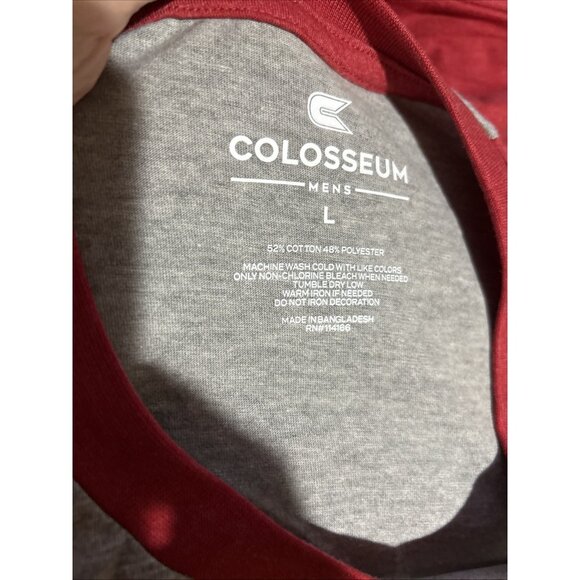 New Ohio State OSU Buckeyes Colosseum Buckeye Nation Gray Red Shirt Men's Large - Picture 6 of 7